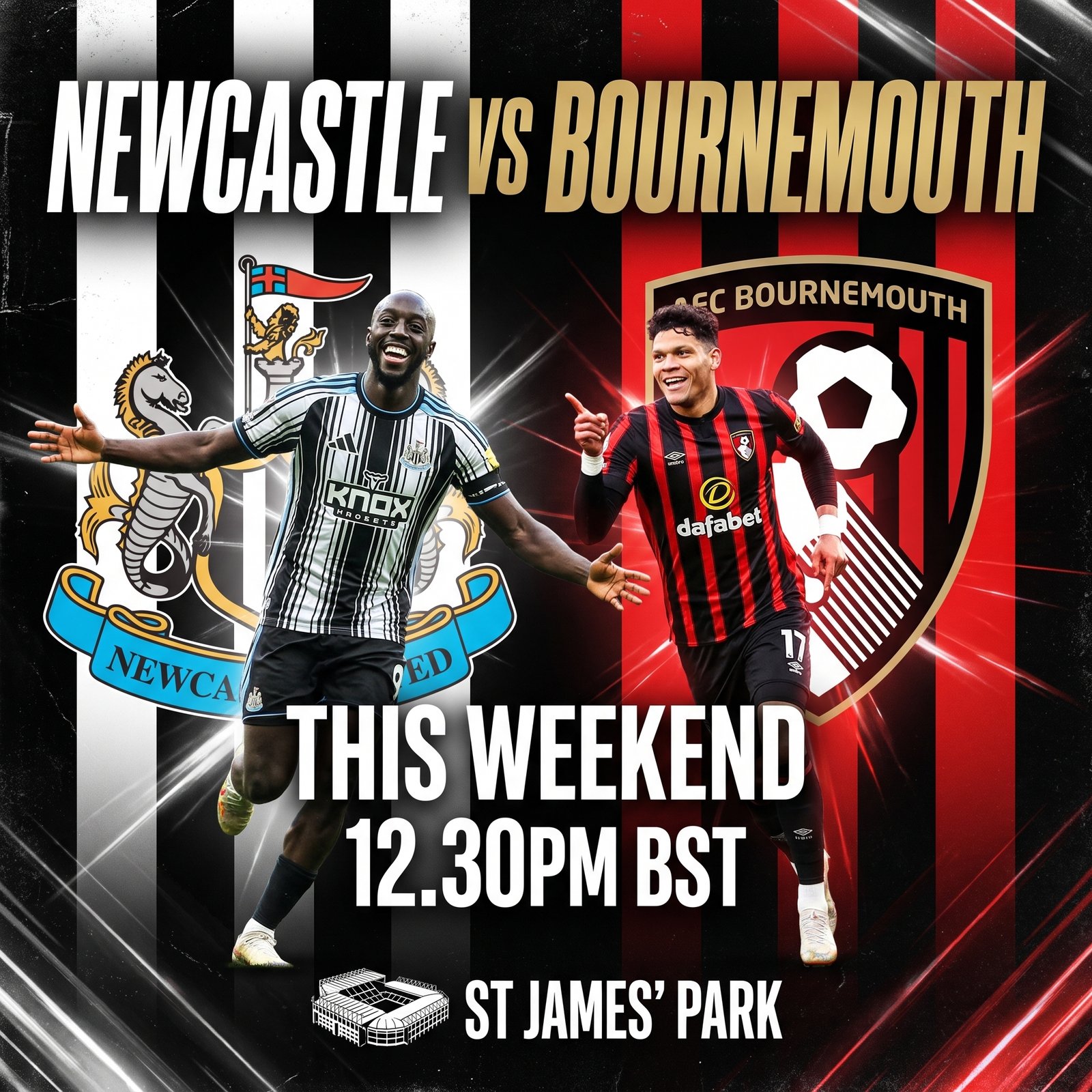 Newcastle v Bournemouth, 5 Sept