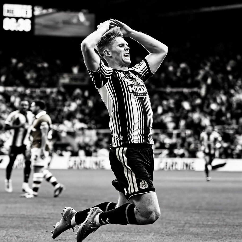 Lewis Hall's first SJP goal