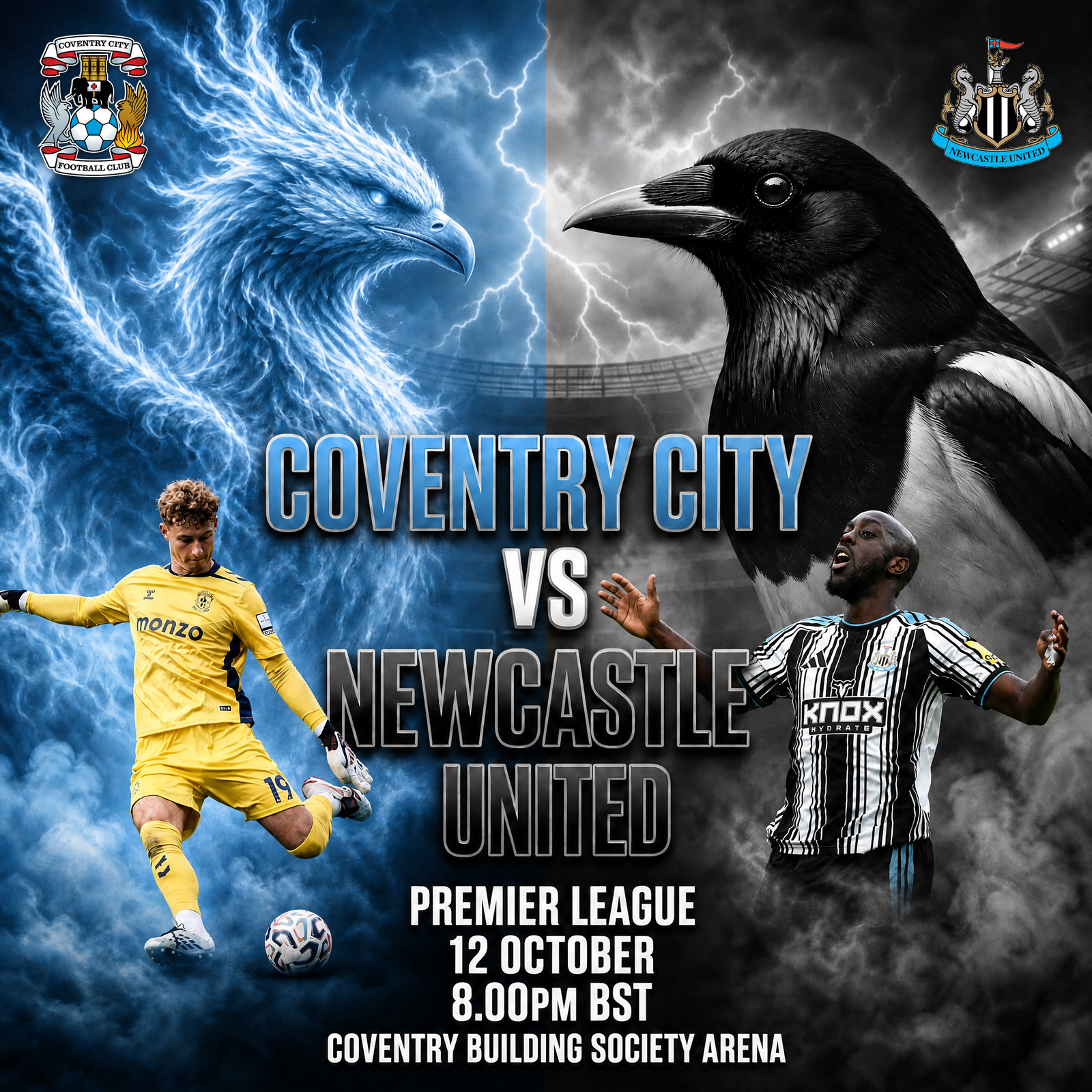 Coventry v Newcastle Poster